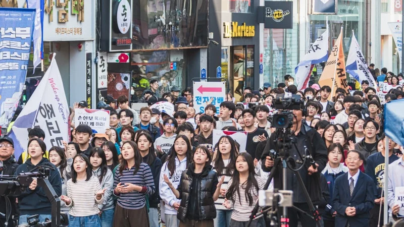 세계로교회 10월26일 주일풍경 (손현보 목사 석방 촉구 및 종교탄압 규탄대회)