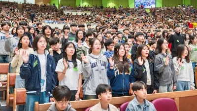 세계로교회 4월 6일 주일풍경