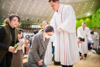 세계로교회 4월 6일 주일풍경