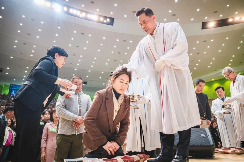 세계로교회 12월1일 주일풍경(세례식)